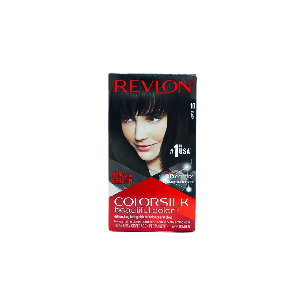 Revlon Colorsilk Beautiful Hair Color - 10 Black