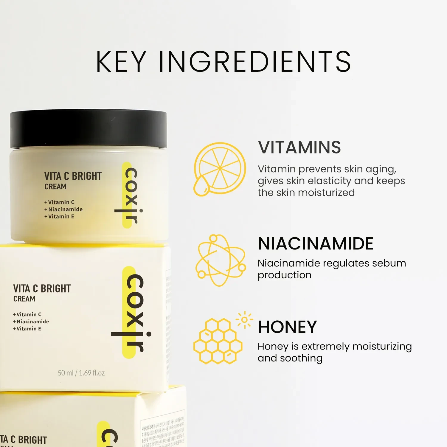 Coxir Vita C Bright Cream – 50ml