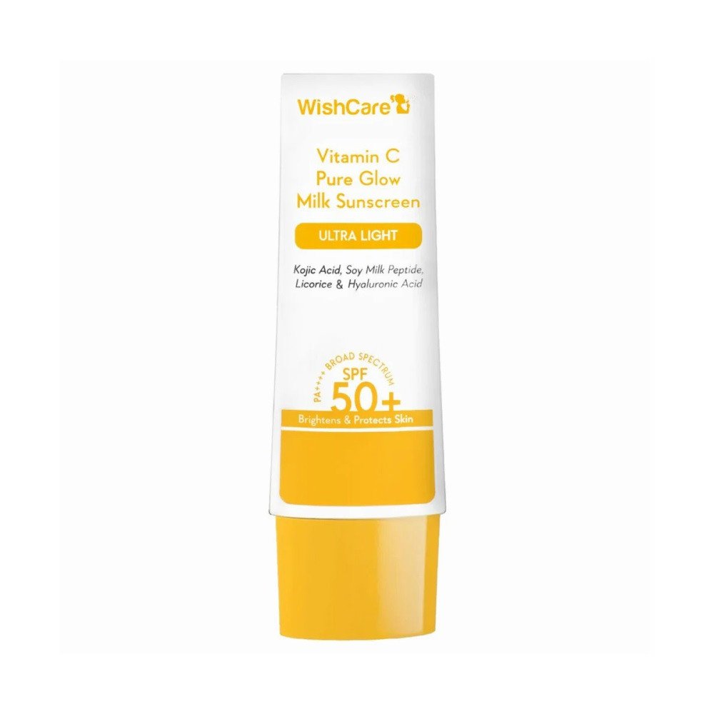 WishCare Vitamin C Pure Glow Milk Sunscreen (50gm)