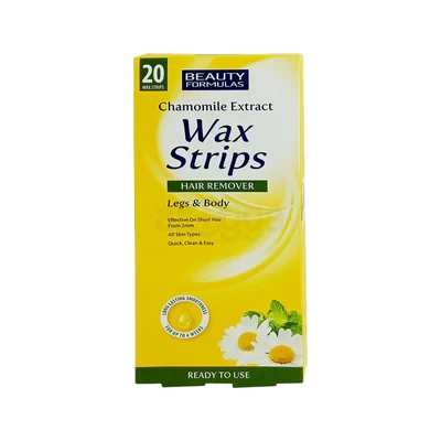 Beauty Formulas Chamomile Extract Wax Strips