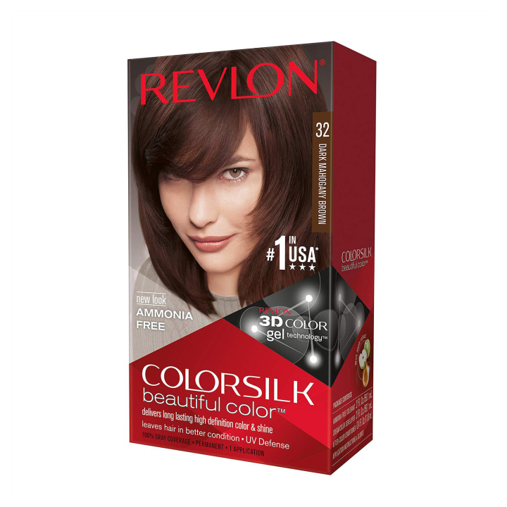 Revlon Colorsilk Beautiful Hair Color 32 Dark Mahogany Brown