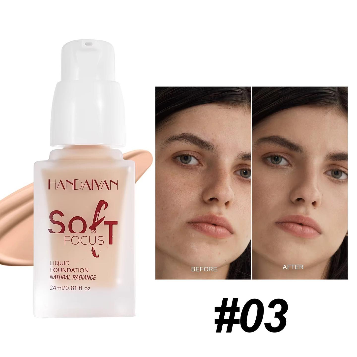 Handaiyan Soft Focus Foundation-24ML