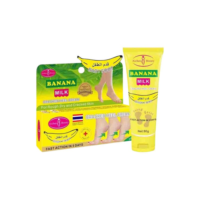 Aichun Beauty Banana Milk Cracked Heel Cream-80GM