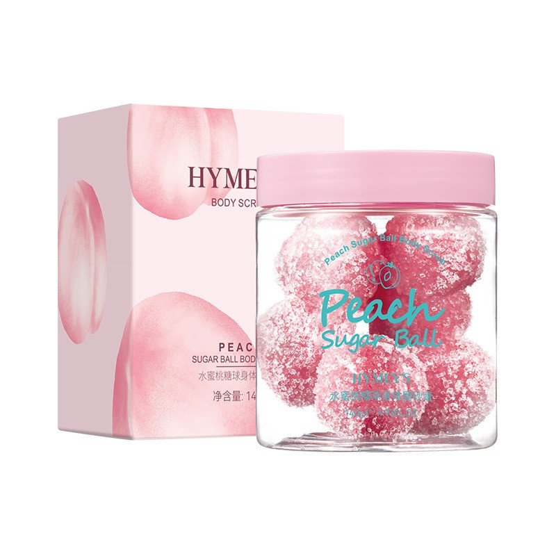 HYMEY'S Peach Candy Body Scrub Ball 140g
