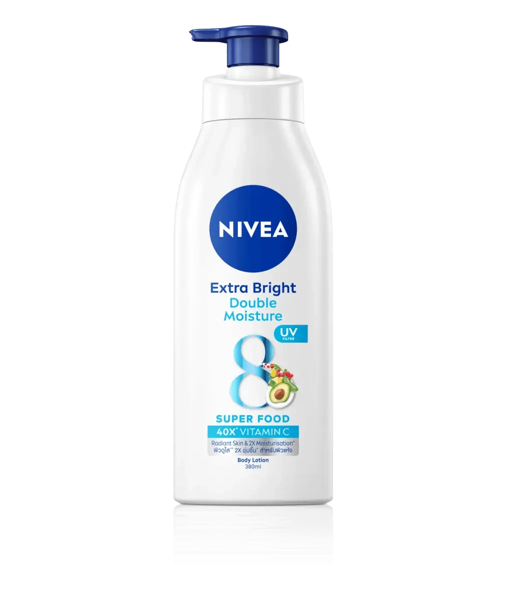 Nivea Extra Bright Double Moisture Super Food Body Lotion-550Ml