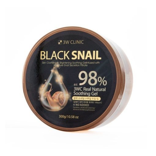 3W Clinic Black Snail Soothing Gel – 300 gm