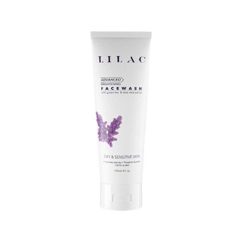 Lilac Advanced Brightening Face Wash Dry & Sensitive Skin-120ML