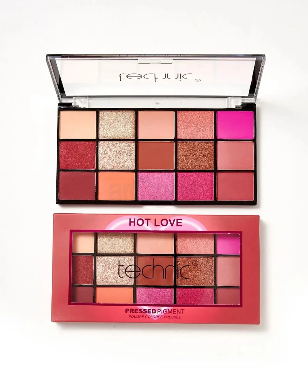 Technic Pressed Pigment Eyeshadow Palette – Hot Love
