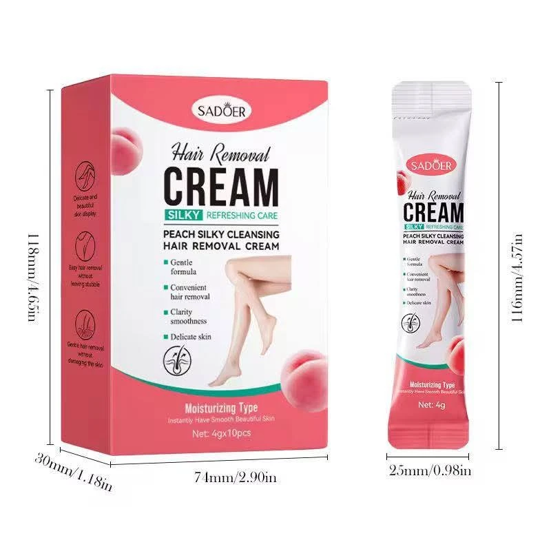SADOER Peach Silky Hair Removal Cream