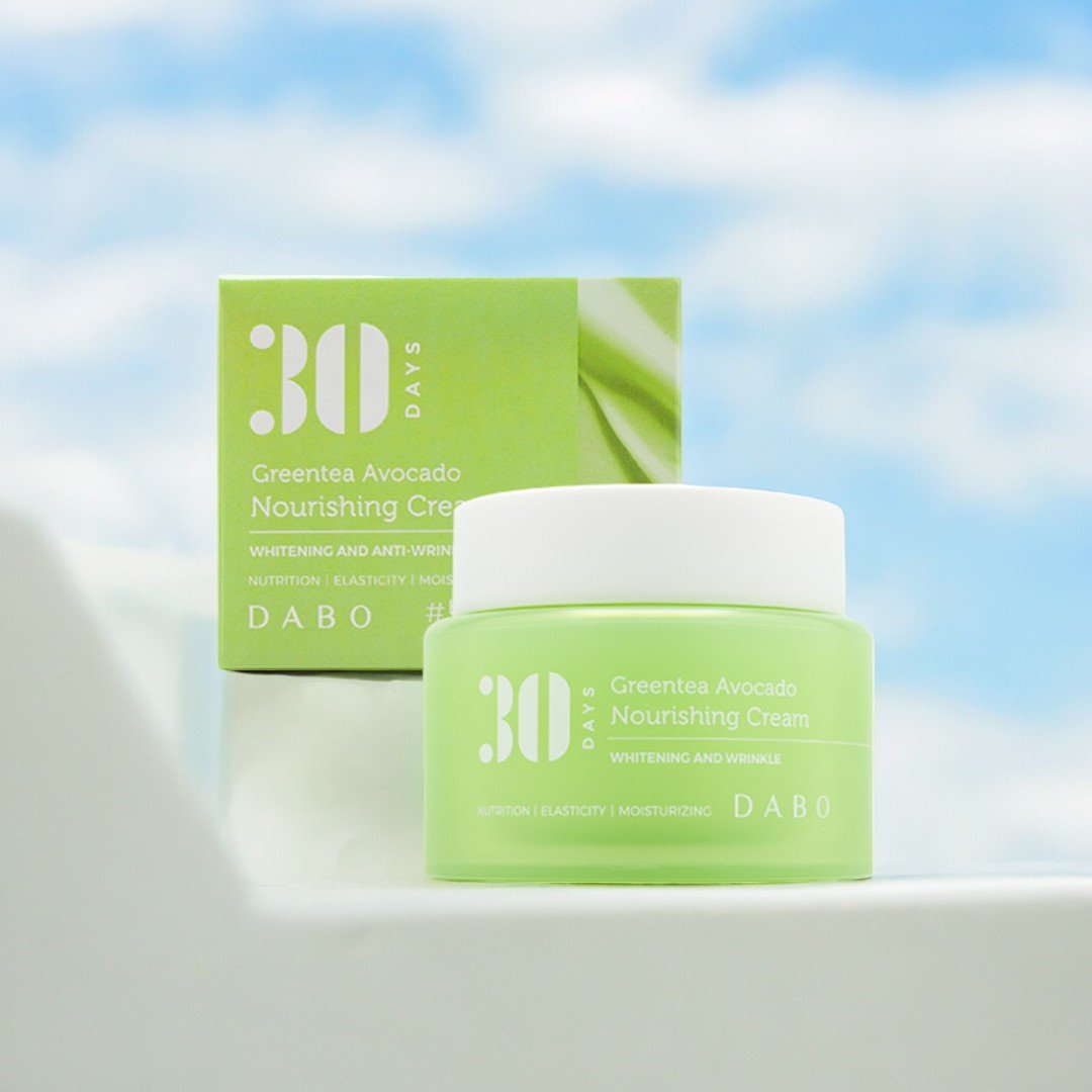 Dabo 30 Days Greentea Avocado Nourishing Cream (100ml)