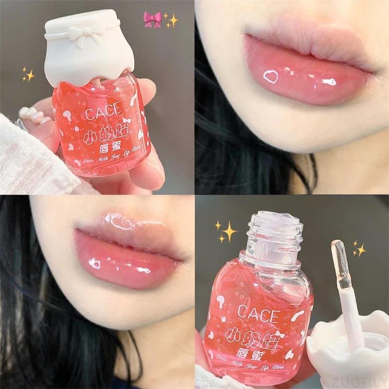 Cace Cute Milk Jar Lip Gloss Lip Plumper Oil