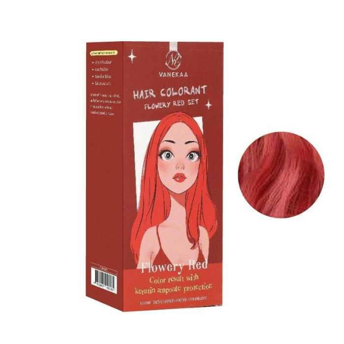 Vanekaa Hair Colorant -Flower Red 100ML