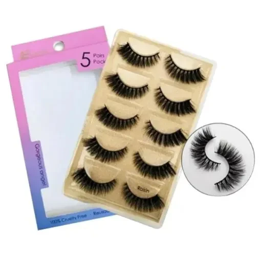 Everly 5 Pairs Gorgeous Angel Eyelash Set
