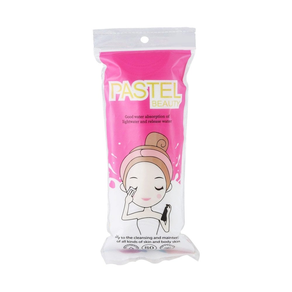 Pastel Beauty Cotton Pad -80PCS