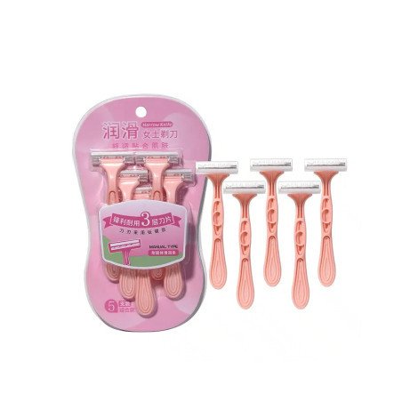 LMLTOP Harrow Knife Lubricating Women’s Razor 5 Pcs Set