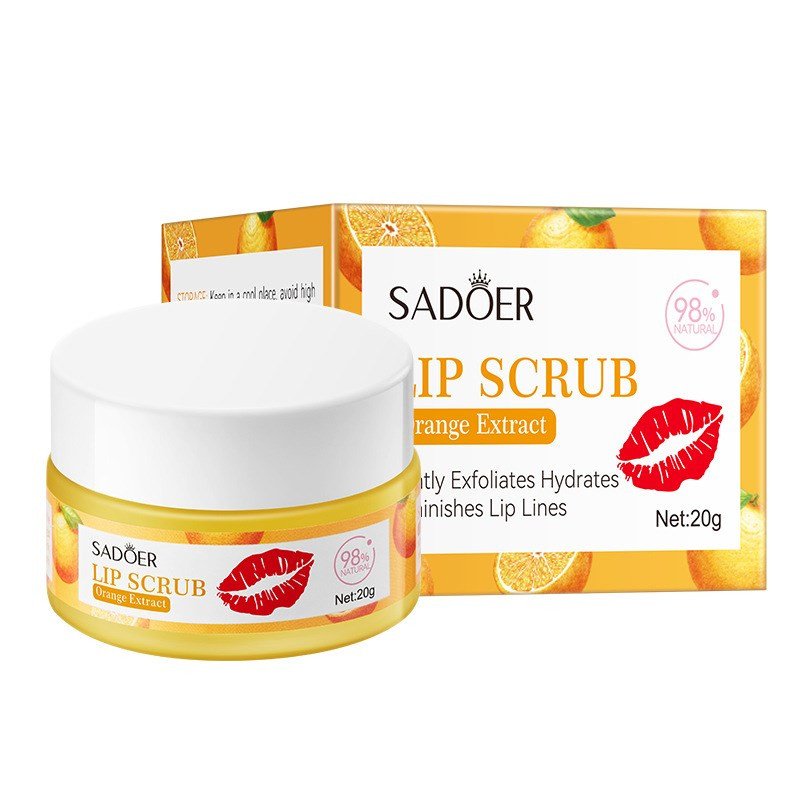SADOER Hydrates Lip Scrub – 20g Orange