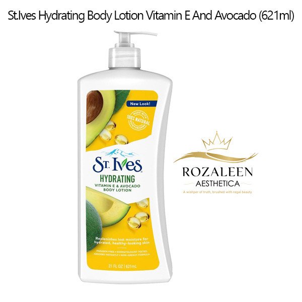 St.ives Hydrating Body Lotion Vitamin E And Avocado (621 Ml)
