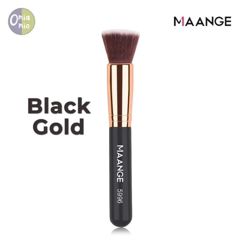 Maange Professional Foundation Brush 1pc – Gold Black