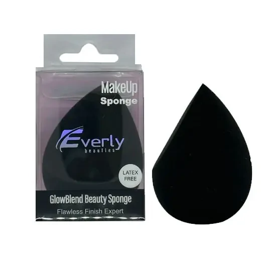Everly Glow Blend Beauty Sponge-Black