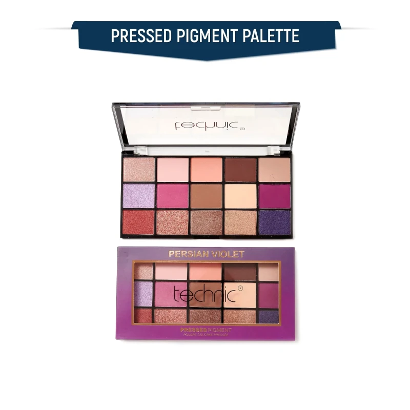 Technic 15 Color Eye Shadow Palette – Persian Violet