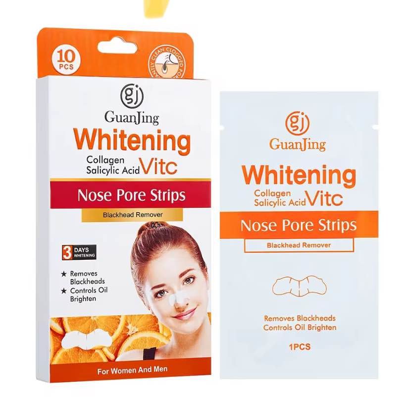 GuanJing Whitening Collagen Salicylic Acid Vitc Nose Pore Strips