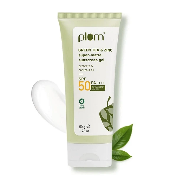 Plum Green & zinc super matte Sunscreen gel SPF 50PA+++