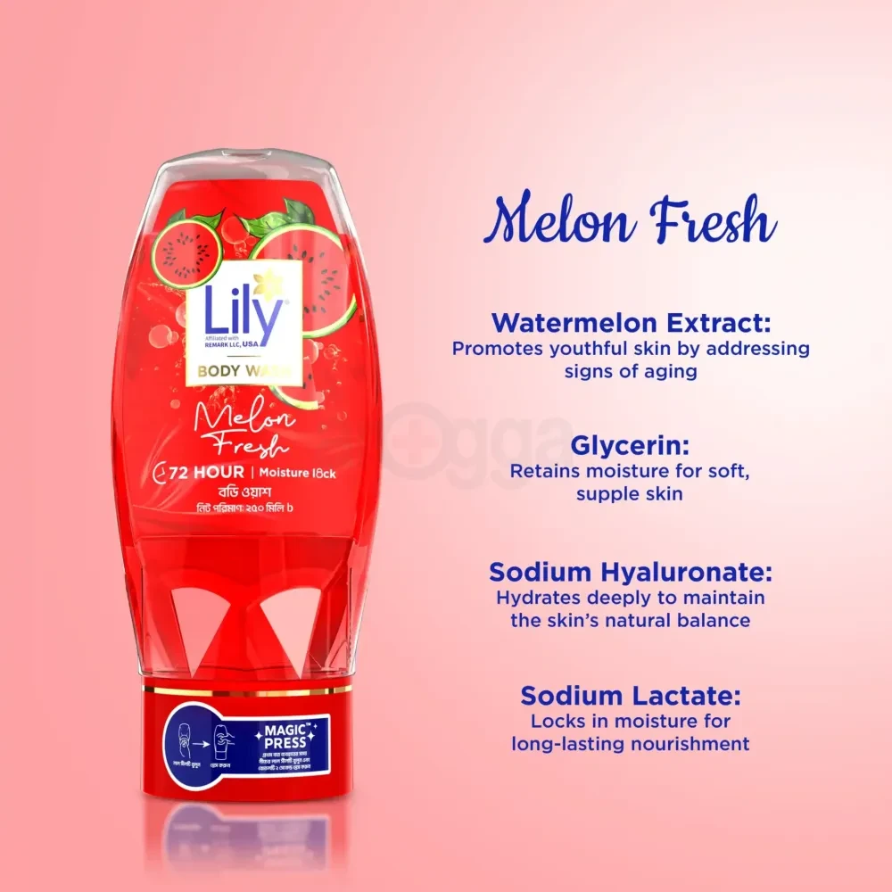 Lily Melon Fresh Body Wash-250ML