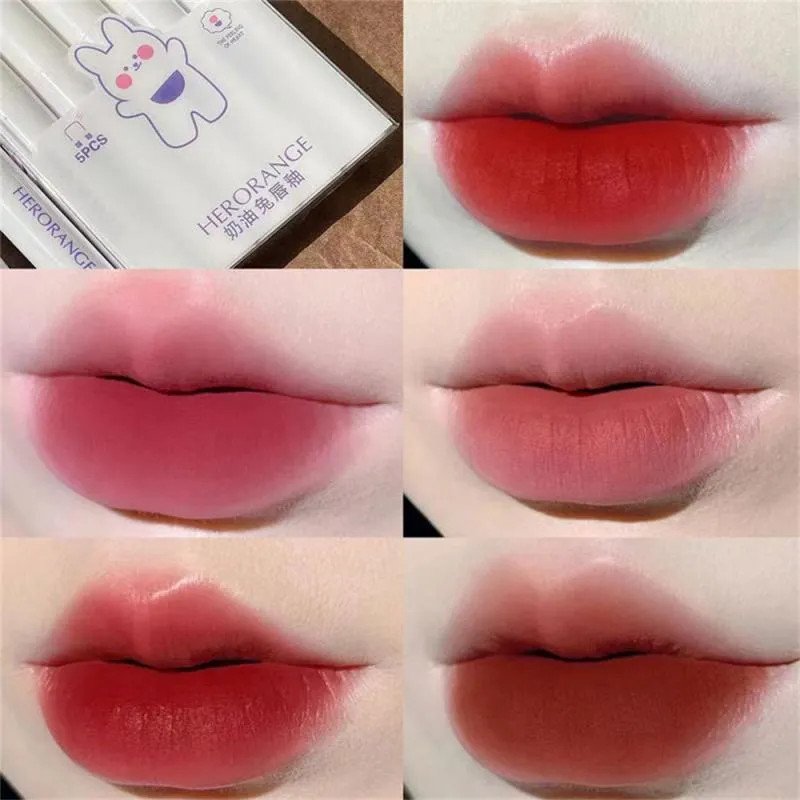 Herorange Passionate Love Velvet Lip GLaze Set-5Pcs